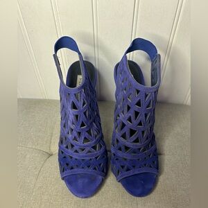Steve Madden Royal Blue Shoes High Heels Womens  Size 8.5